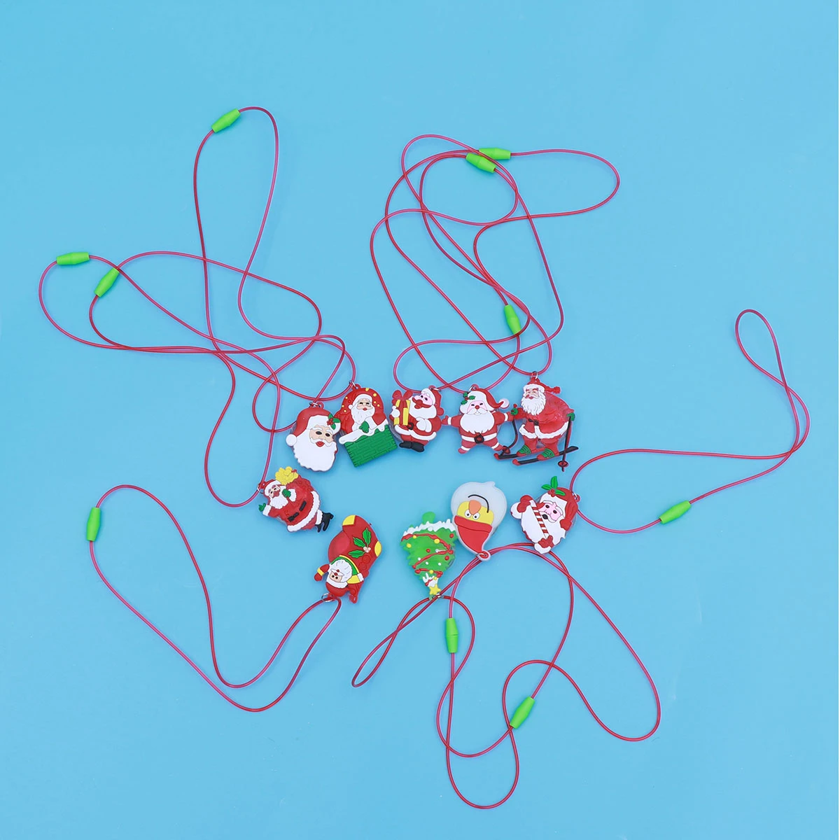 

9 Pcs Flashing Pendant Necklace Lightweight Christmas Jewelry for Kids Elegant Party Favors Gift Birthday Anniversary