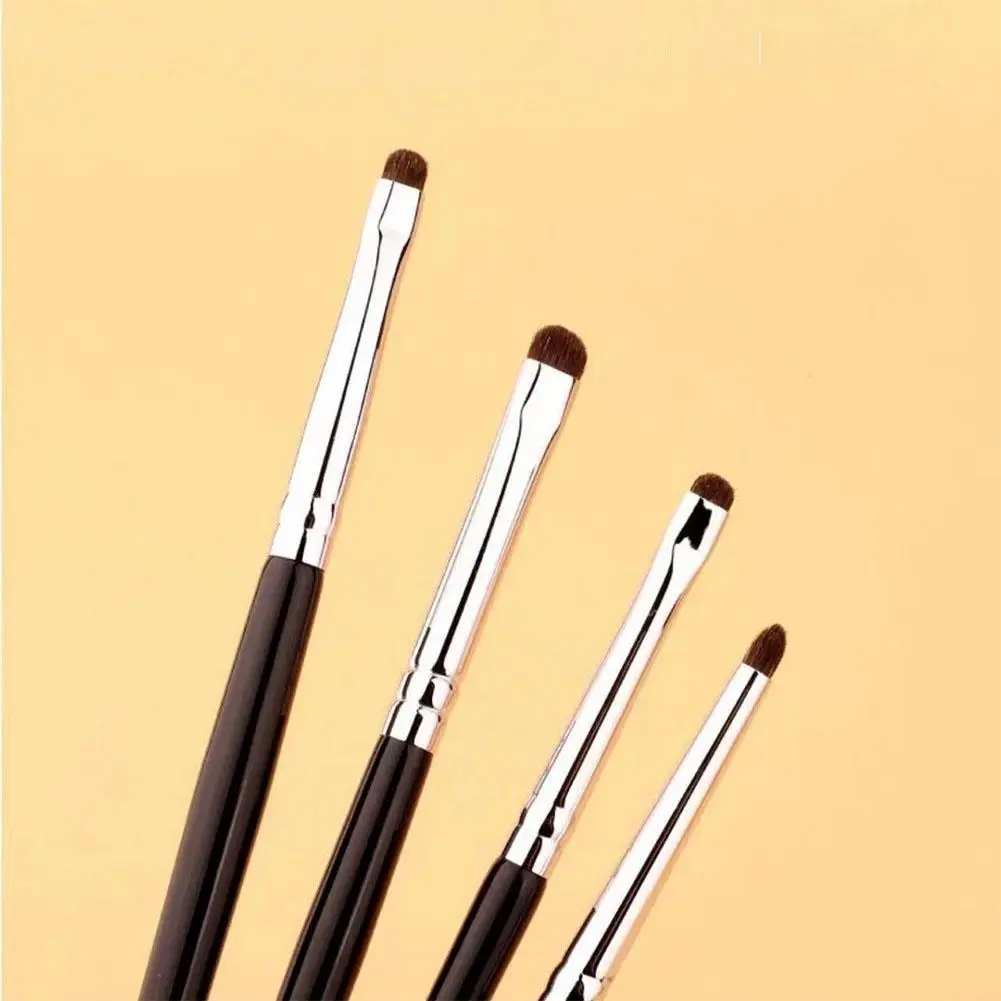 Small Angle Precise Detail Eyeshadow Brush Soft Horse Hair Precision Eye Shadow Lying Silkworm Brightening Eyes Make Up Tools