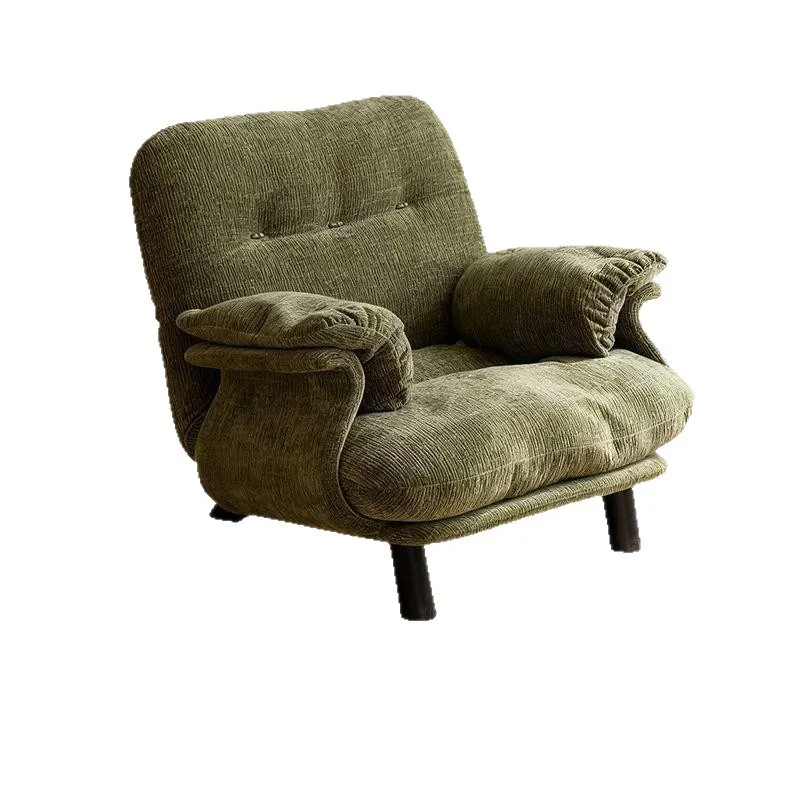 

French retro single sofa chair medieval apartment homestay leisure chair