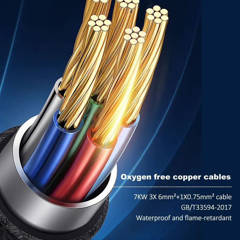 JIGU 7KW/3.5KW GB/T 20234 Electric Car Charging Cable EV Charger Plug Connector Line Wire For Car Charger Station view 5