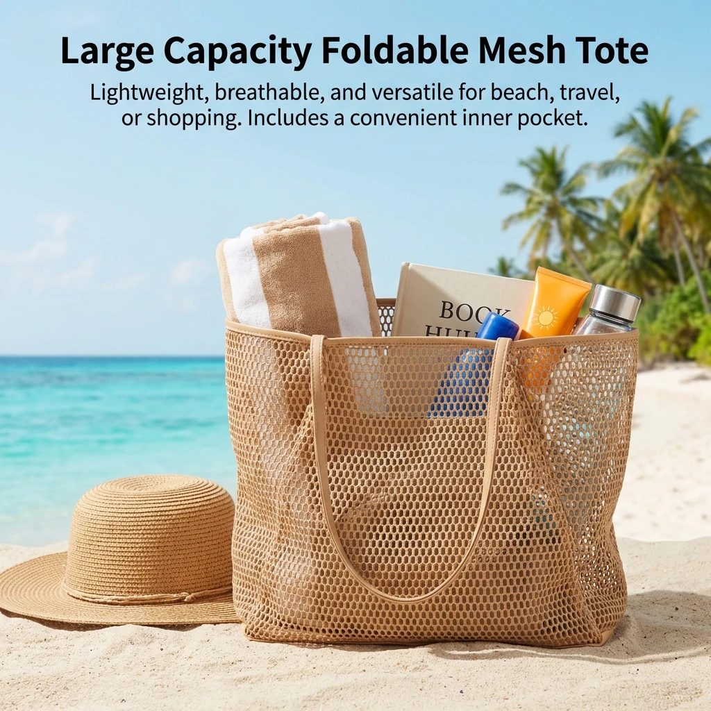 bolsa-de-praia-dobravel-de-nylon-com-grande-capacidade-design-respiravel-e-secagem-rapida-para-viagens-e-compras