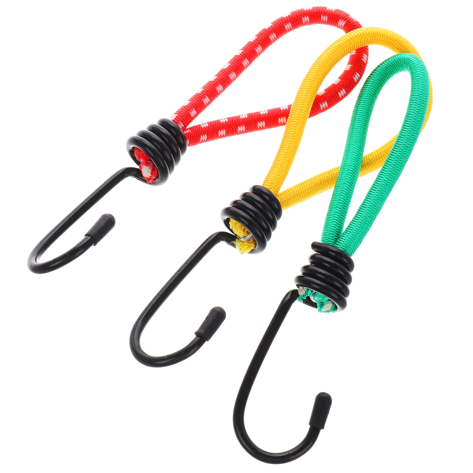 

3pcs Tent Rope Buckle Hook Camping Elastic Fixed Binding Strap Lightweight Portable Accessories Latex Durable MultiPurpose