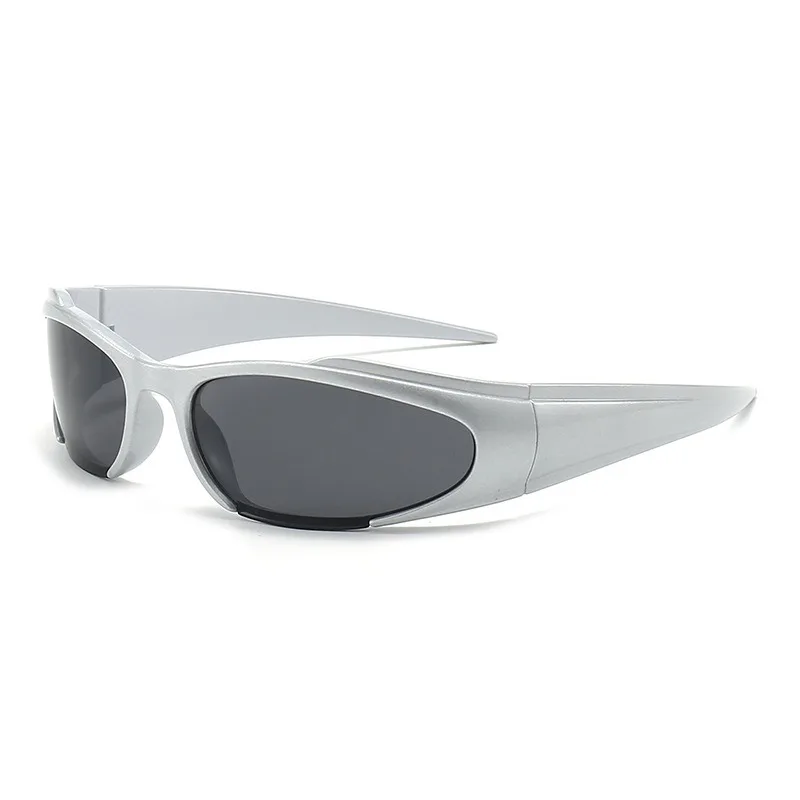Y2K Colorful Design Sunglasses Future Sense Technology Silver Sun Glasses Trendy Eyeglasses Women Shades Men UV400 ﻿