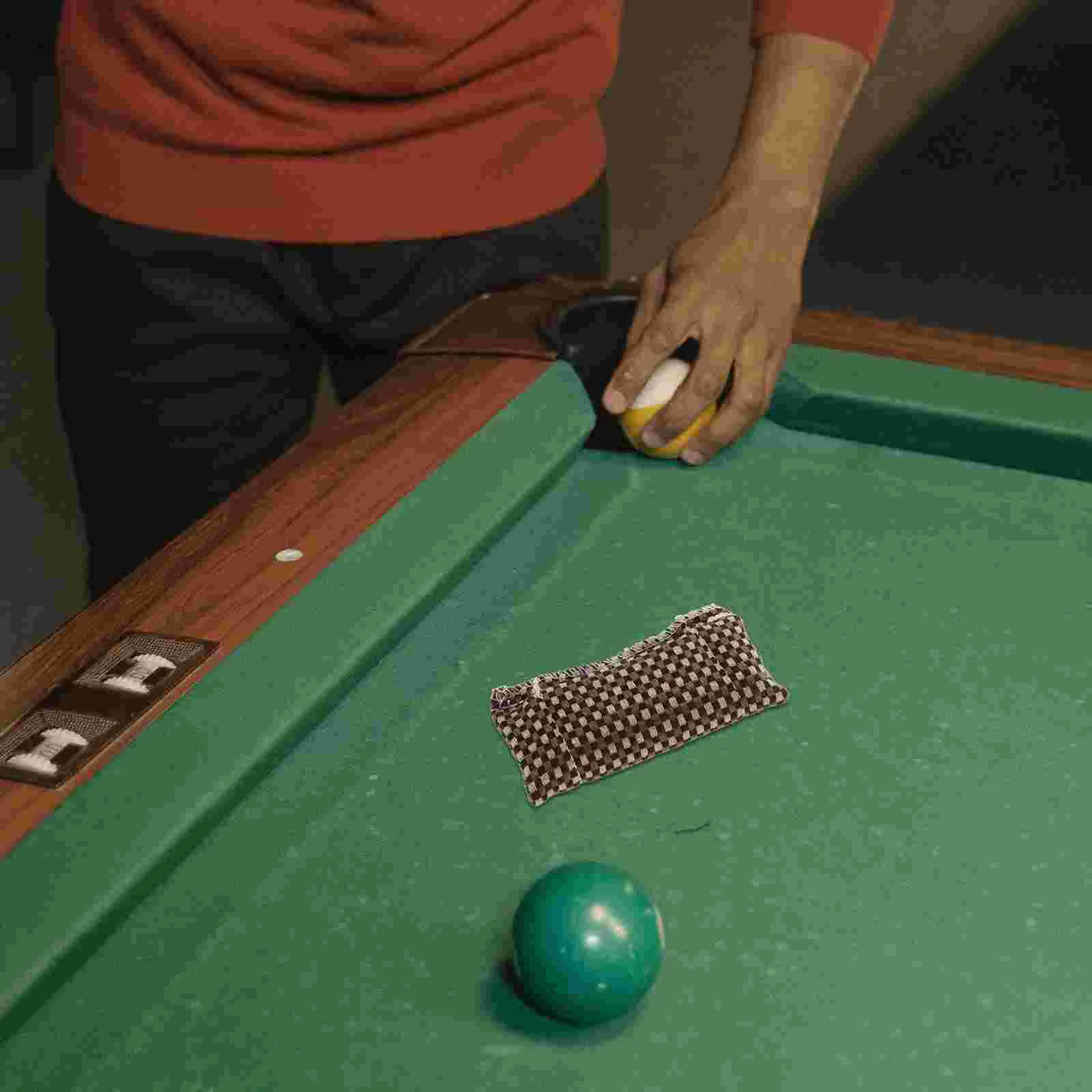 Billiard Cue Maintenance Tools Billiards Stick Cleaner Scouring Pad Cloth Cleaning