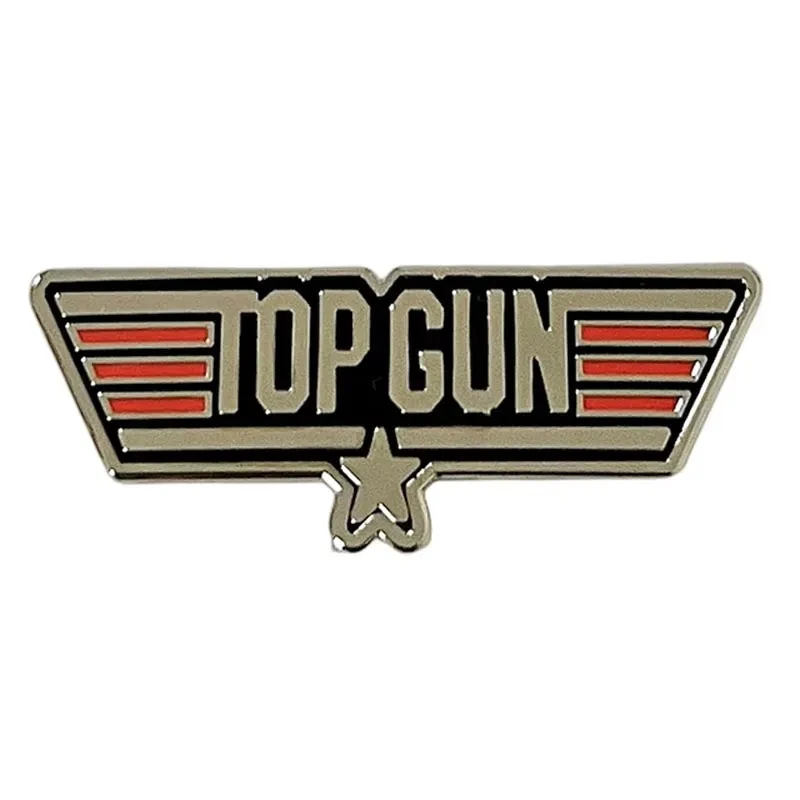 TOP GUNS Maverick Movie Enamel Pins Airplane PILOT Aviator Metal Brooch Fighter Weapons School Badge Jewellery Accessory Gifts