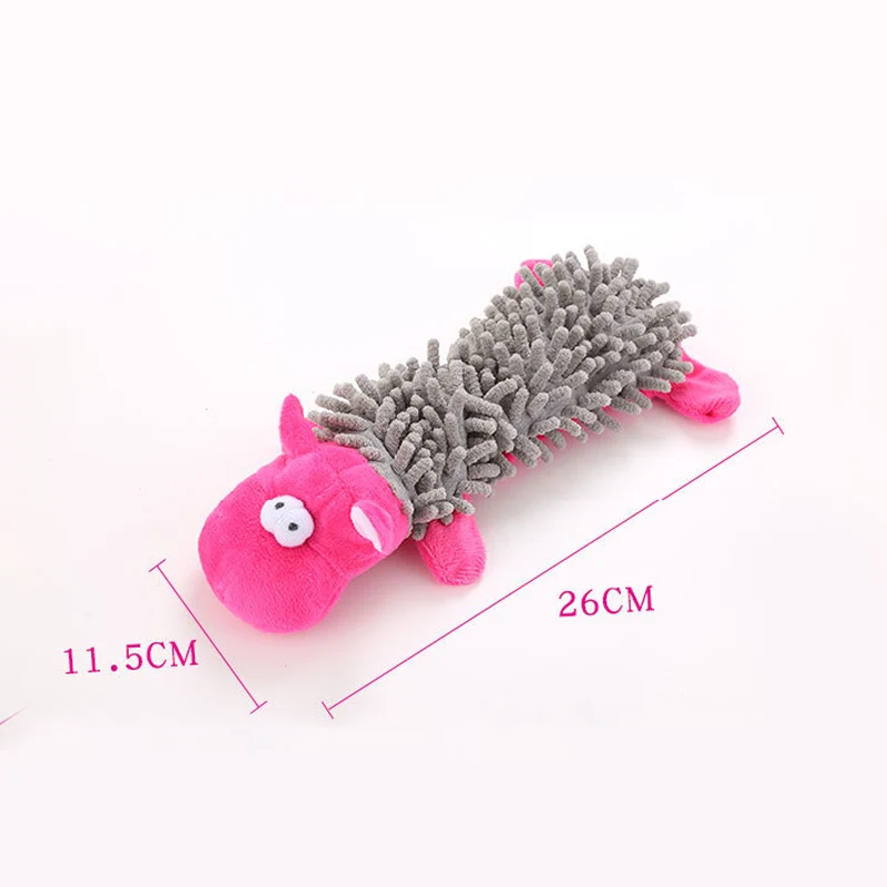 Pet Dog Plush Toy Animal Shape with Squeaky for Small Dogs Puppy Chew Cleaning Toys dog toy dog accessories