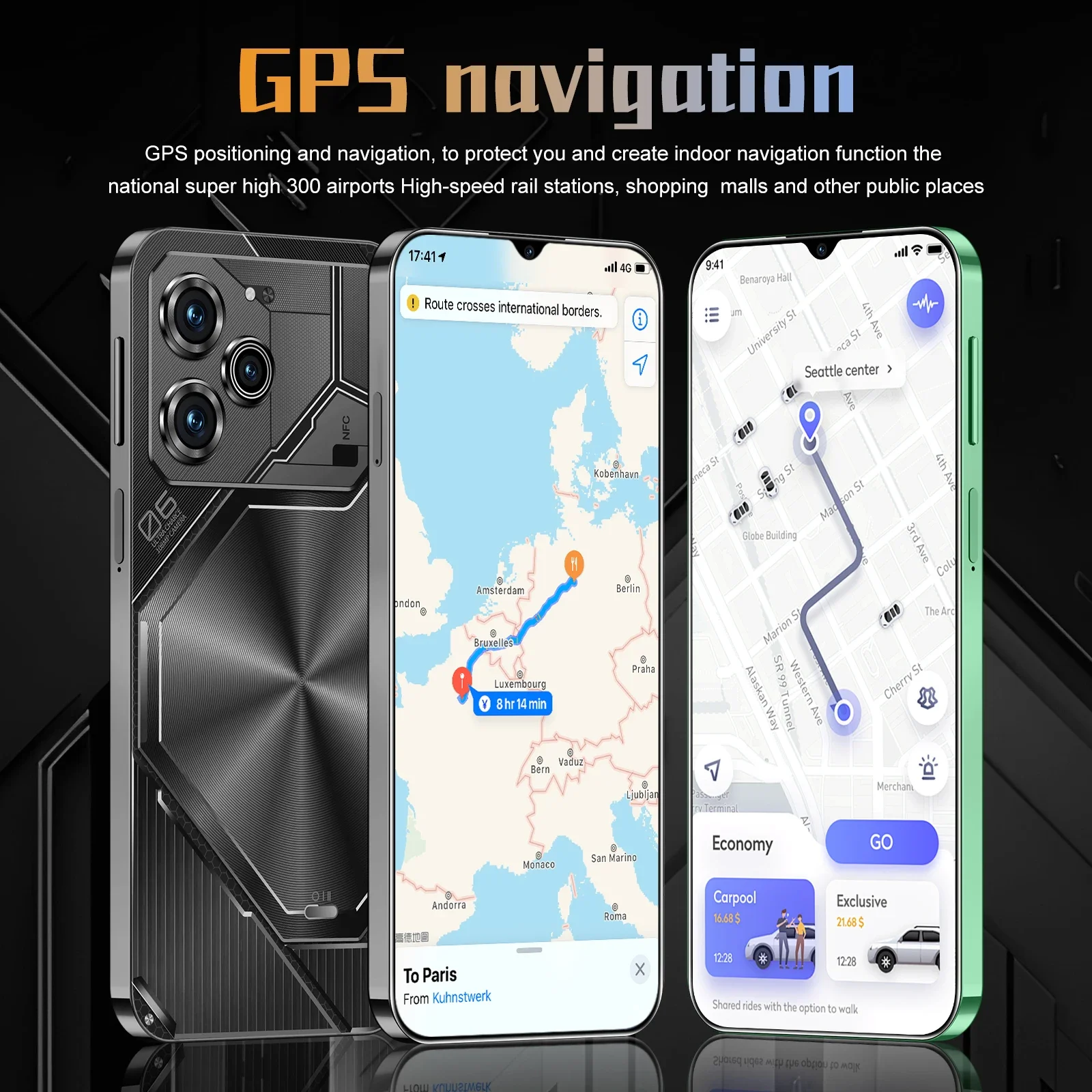 Smartfon Pova 6 Pro odblokowany ekran HD maksymalnej pamięci 22GB + 2TB 5G Dual Sim Celulares Android14 odblokowany 8000mAh Cell cellar