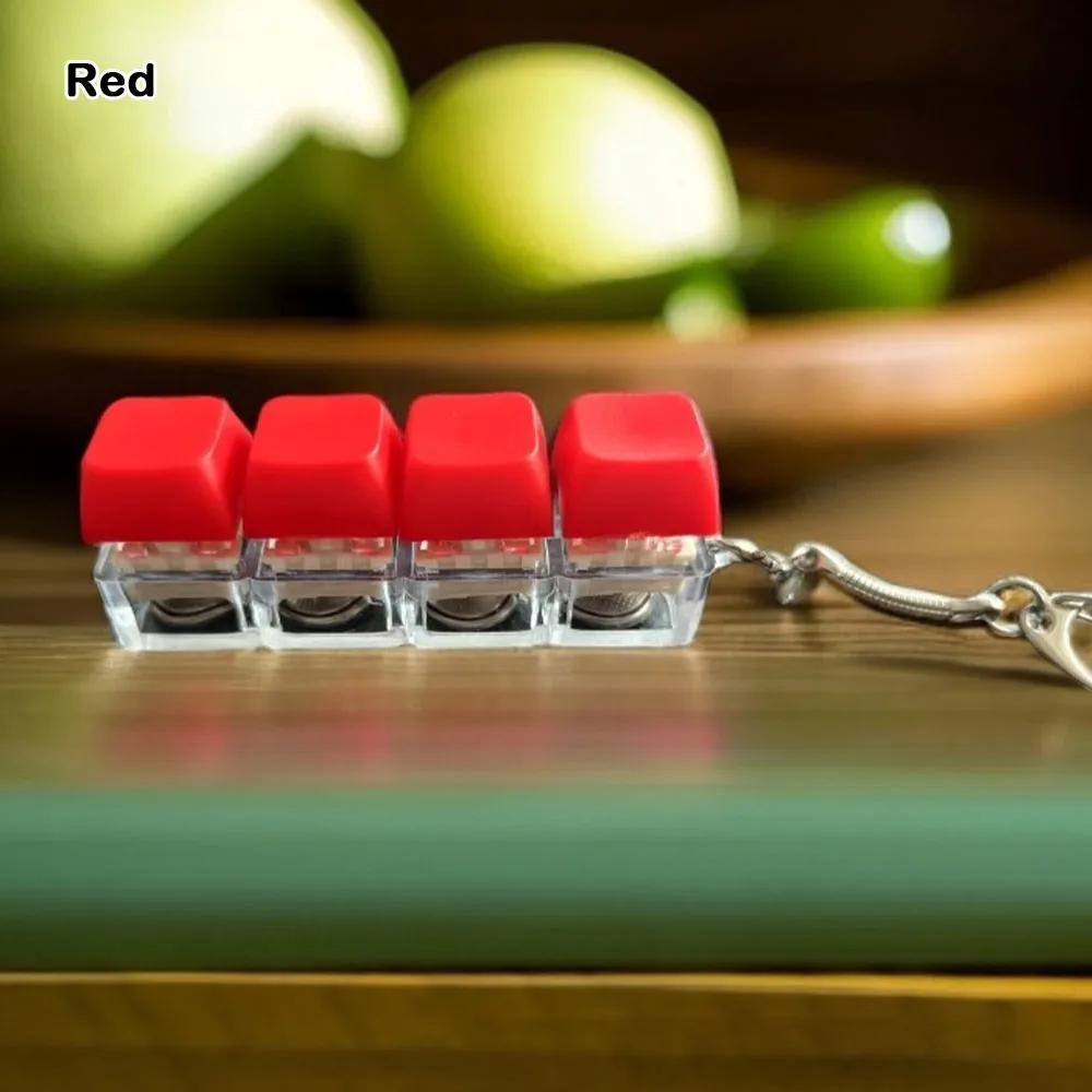 

Колпачки для ключей «сделай сам», игрушечная клавиатура, игрушки для снятия стресса с брелком, 4-кнопочный тестер вала, кнопка на палец, брелок для ключей для взрослых