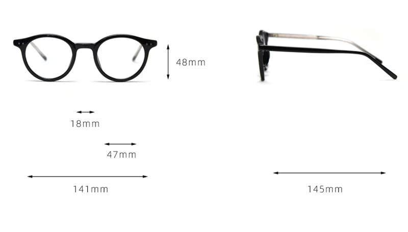 Kachawoo Polarisierte Clip-On-Sonnenbrille für Herren, TR90-Rahmen, Schwarz, Grün, Leopard, Retro, ovale Brille, Damen, UV400, abnehmbare Linse – Detail 2