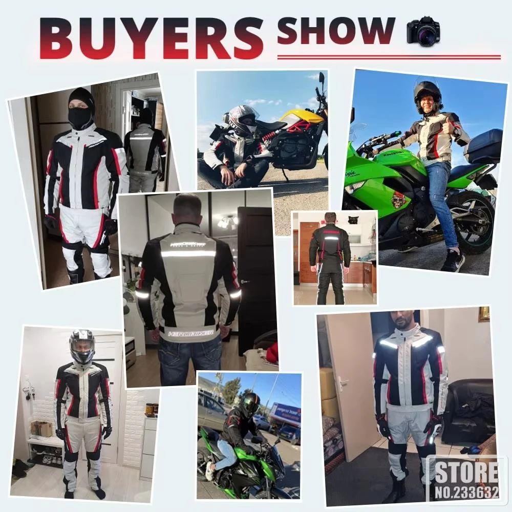 Wasserdichte Motorrad Anzug Renn Jacke Schutz Motocross Jacke Outdoor Riding Motorrad Jacke Abnehmbarer Racing Clothes