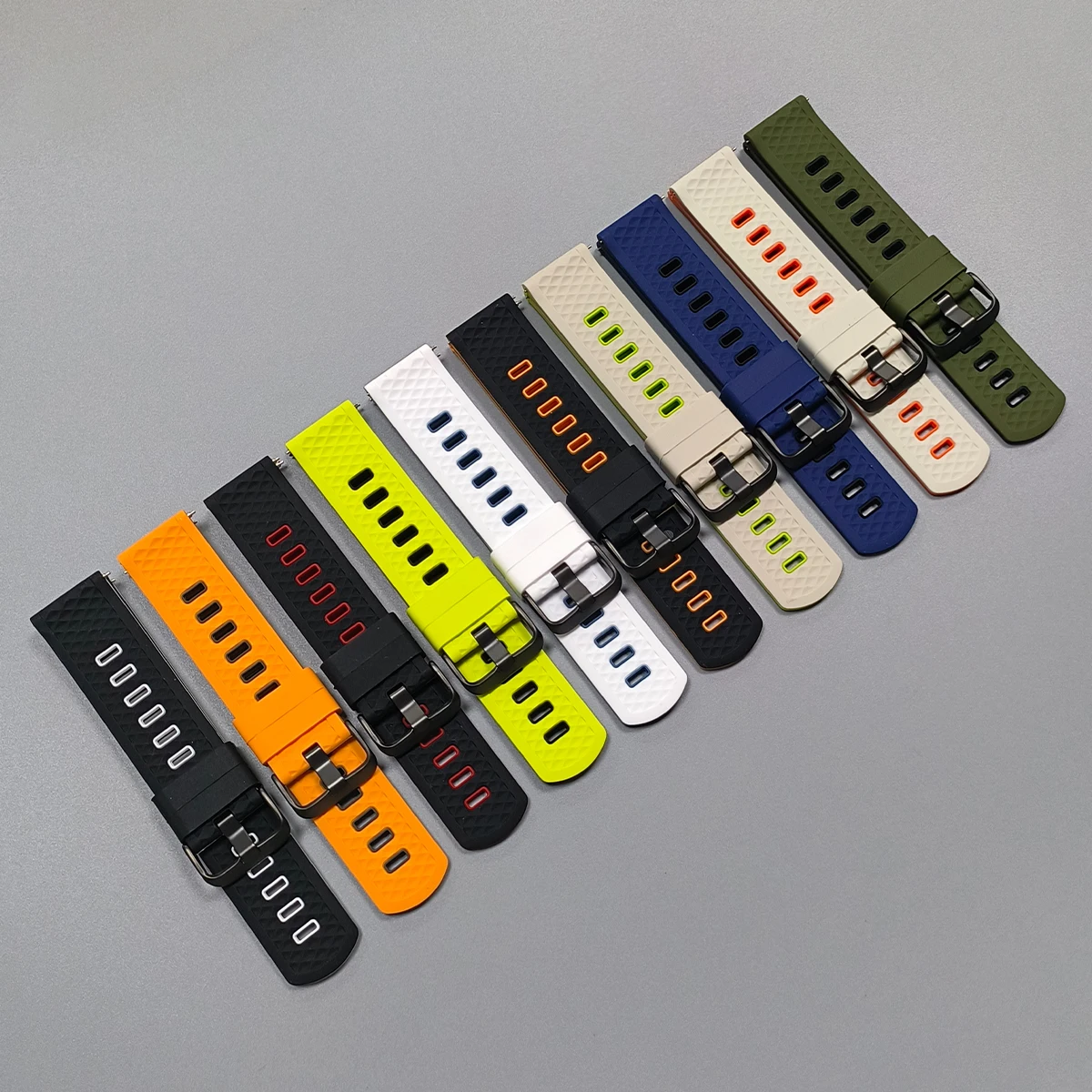 22mm Silicone Band For COLMI M42 M41 M40 C81 Rubber Watch Strap For COLMI V73 P81 P71 P68 V70 V68 Bracelet Adjustable Wriststrap