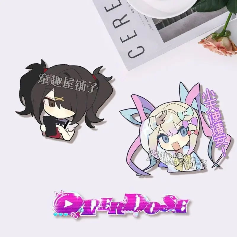 Needy Girl Overdose Acrylic Pins KAngel Ame Chan Kawaii Brooch NGO Game Goods Collection Bag Ornament Cartoon Badge Accessories