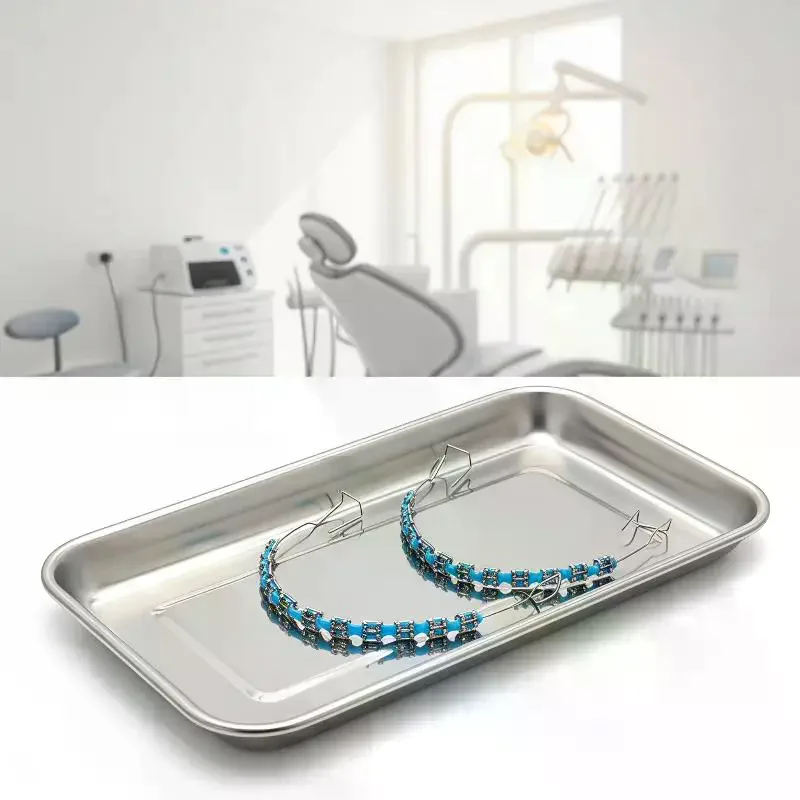 Fashion Braces 1 Pair Colorful Temporary Tooth Decoration With Metal Wires Metal Bracket Ties