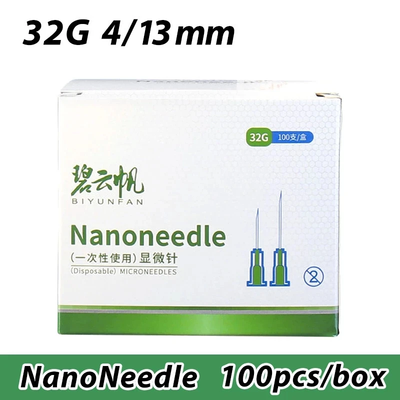 

needle Piercing Transparent Syringe Injection glue Clear Tip Cap ForPharmaceutical injection needle 32G 4mm