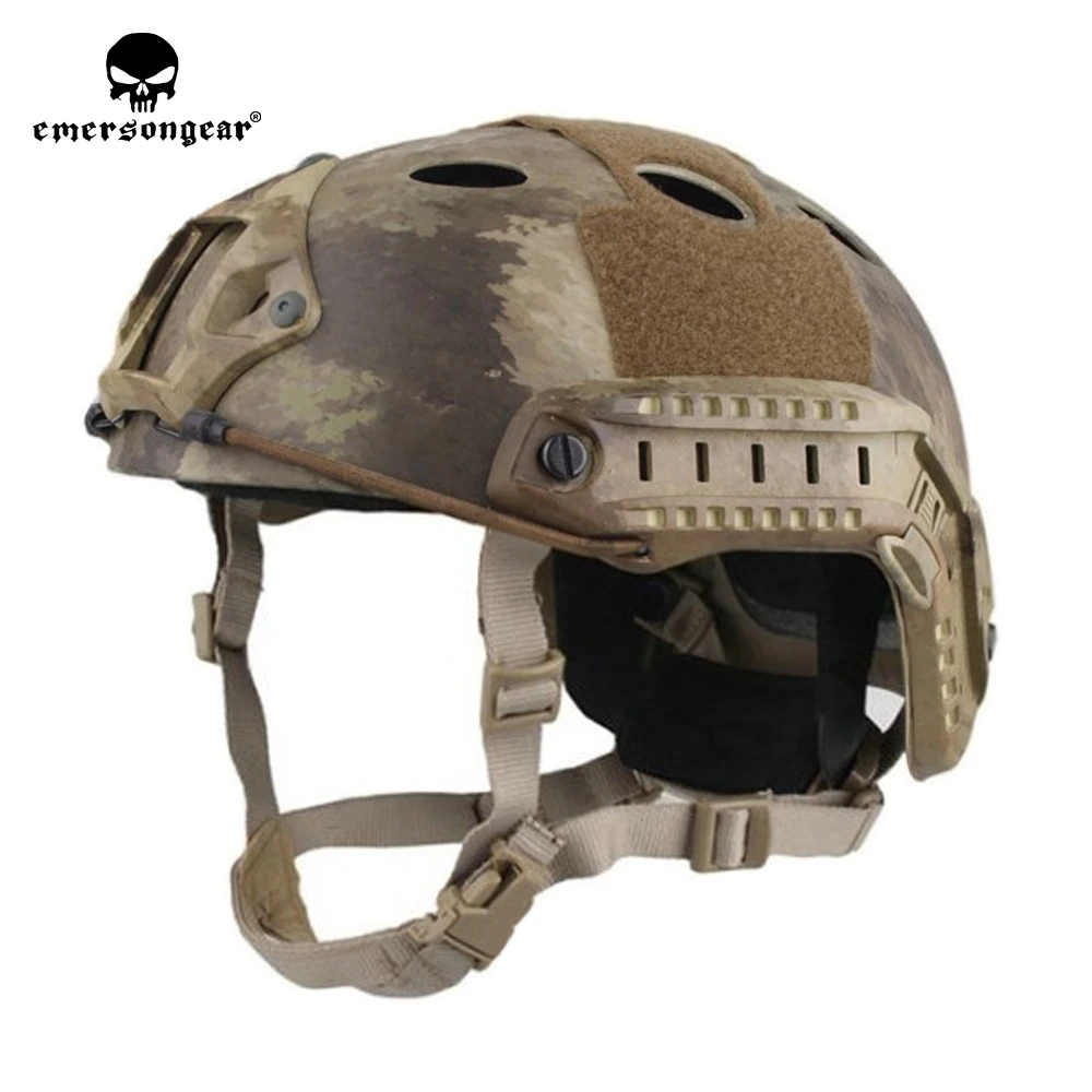 Emersongear taktyczny typ PJ szybki kask bojowe polowanie paralotnia skok nakrycia głowy sprzęt ochronny ABS Airsoft piesze wycieczki jazda na