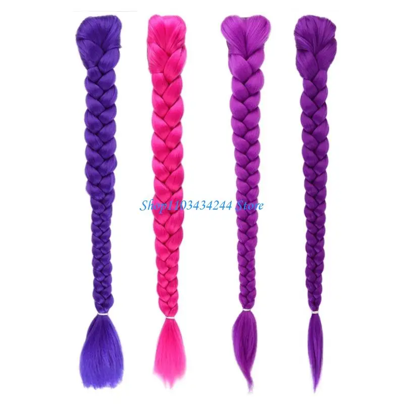 

Синтетический плетеный парик для Хэллоуина, косплей, наращивание волос длиной 26 см