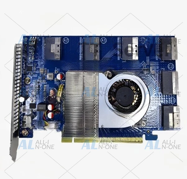 PLX88096 expansion card/PCIe 4.0/free splitting/X16/SFF8654