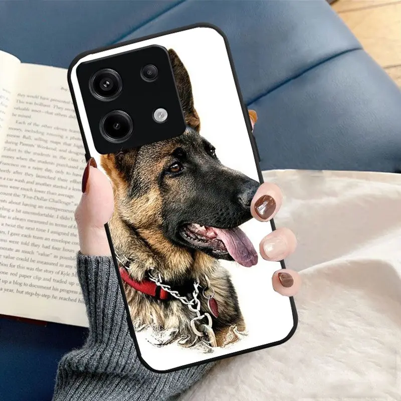 shepherd dog Phone Cover For xiaomi Redmi Note13pro note12pro 11pro note10pro 9pro 8pro K40 12C 10C 9C 9s 9T 8T Cases