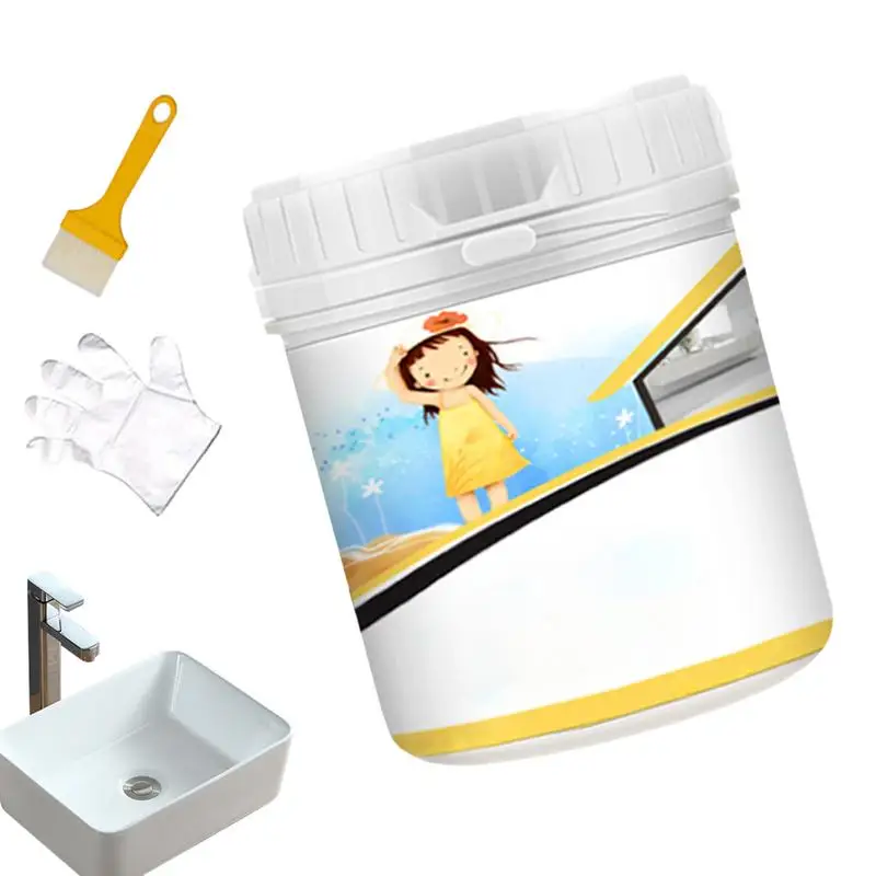 

Waterproof Sealant Bathroom Floor Invisible Waterproof Anti-leakage Agent Clear Roofs Leak Repair Glue No Brick-Breaking