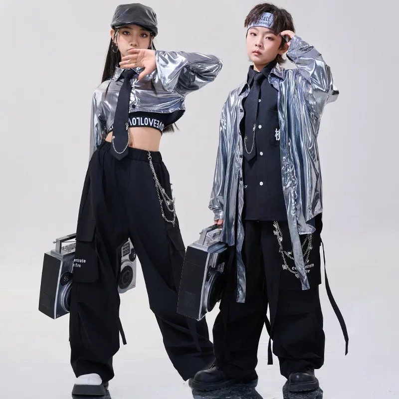 

Костюмы для джазовых танцев для подростков, костюмы для детских уличных танцевальных выступлений, сценические костюмы для подиума, костюмы для хип-хоп выступлений для мальчиков