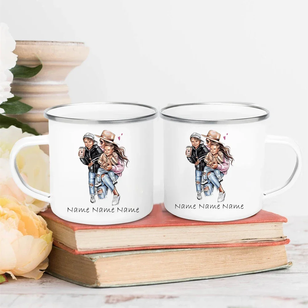 Customized Printed Name Mug, Thermal Coffee Cup, Personalized Gift, Personalized Drinkware, Mothers and Children, Drop Shipping