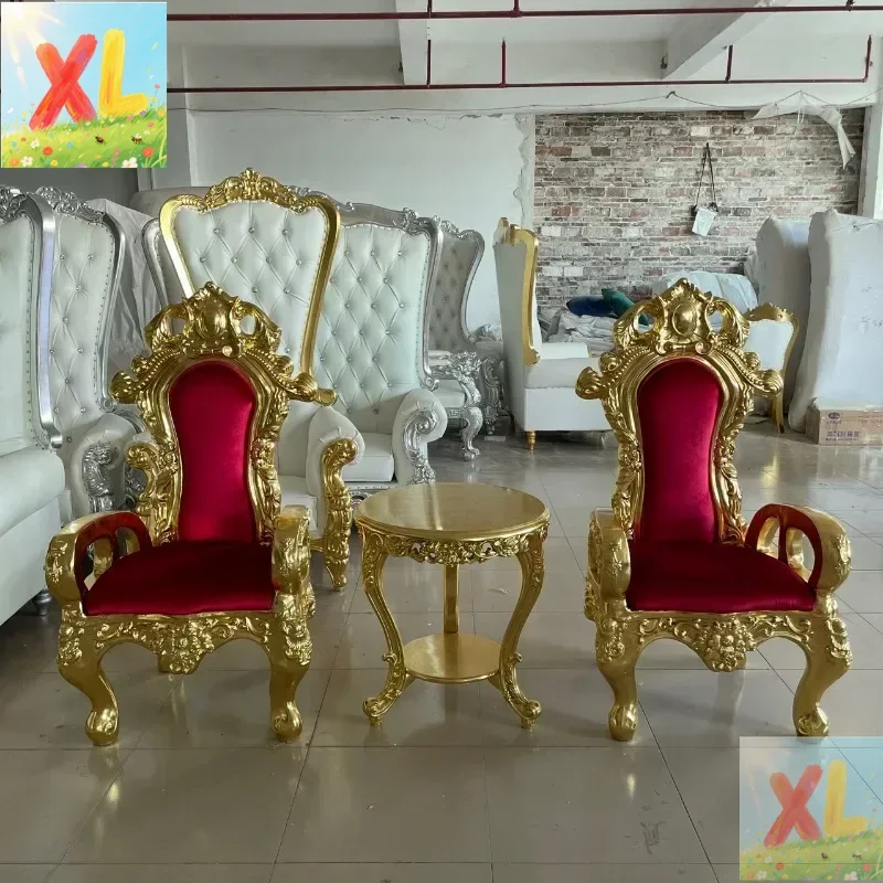 

Factory direct sales of European-style hotel dining chairs, living room club KTV beauty salon aisle image chairs, stage decorati