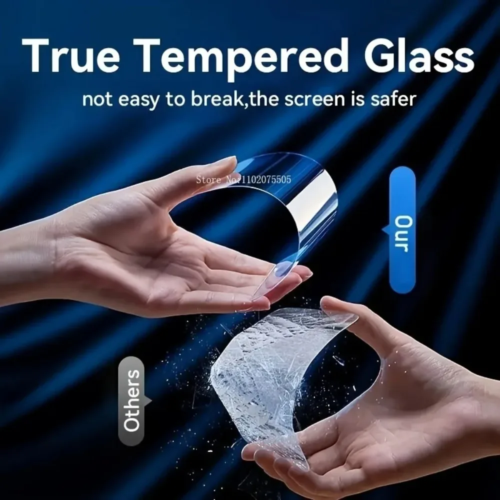 3pcs 9D Tempered Glass for IPhone 11/12/13/14/15/16/17 Promax 14 Pro 16 Plus Full Coverage Protective Film 16E 15 Promax XS XR X view 6