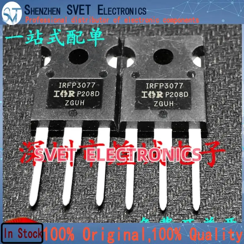 

10PCS-50PCS IRFP3077 TO-247 MOS 75V 140A Original In Stock Fast shipping