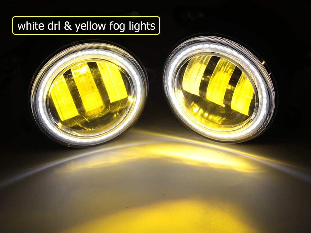 Led Fog Lamp Car Driving Light Angel Eye Aperture DRL PTF 15Wx2 12V for Lexus IS XE30 Is250 Is300h Is350 Is200t 2014 2015 2016 detail image 11