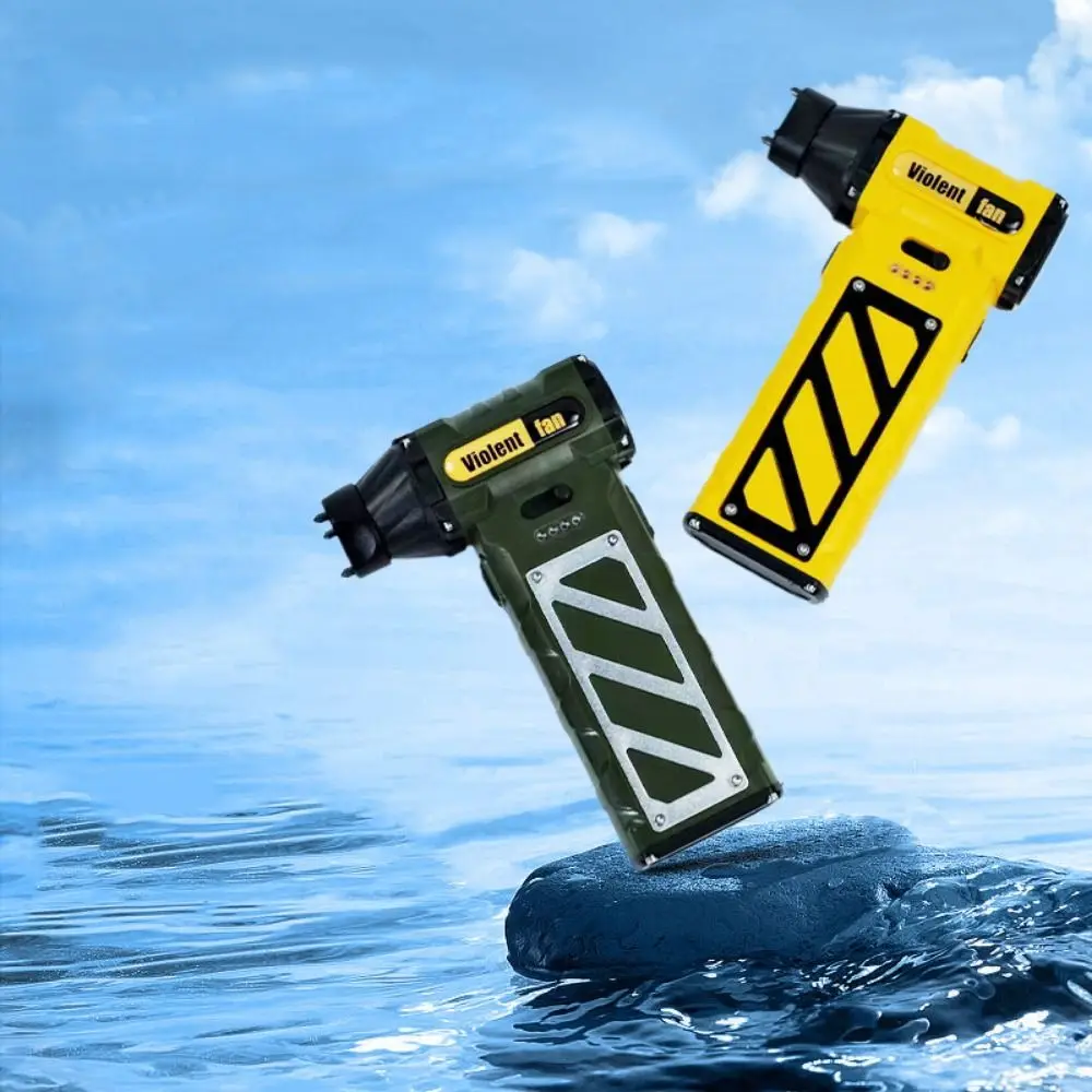 

110000 RPM Mini Turbo Jet Fan Adjustable Speed 8000mah Electric Air Duster Rechargeable Safety Hammer Design Brushless Motor