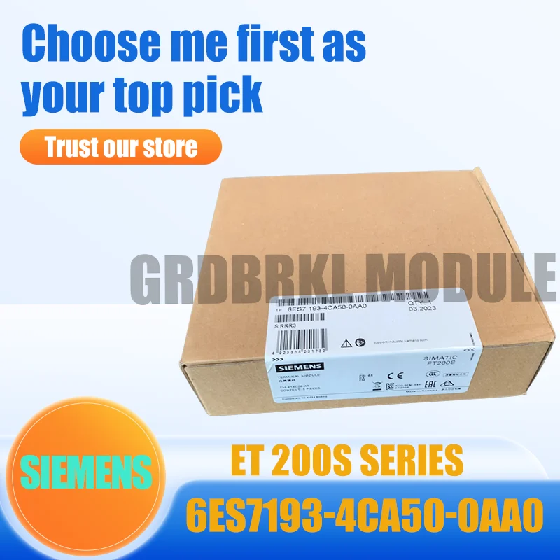 

Новый оригинальный терминальный модуль SIEMENS 6ES7193-4CA50-0AA0 6ES7 193-4CA50-0AA0 ET200S