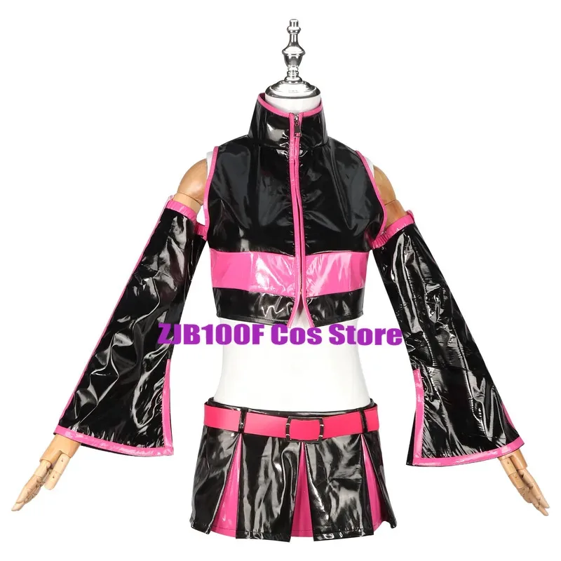 2 أنماط أنيمي 2.5 الأبعاد إغراء ليليسا أمانو ليلييل تأثيري حلي تنورة موحدة شعر مستعار مجموعة هالوين حفلة الزي النساء