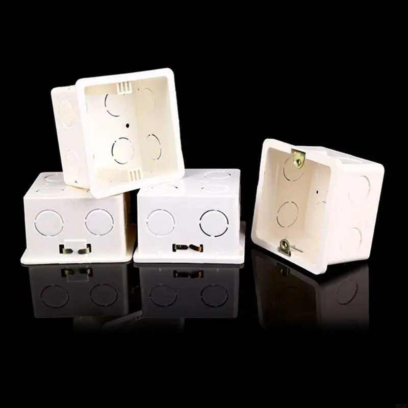 G92C 80x80 PVC Cassetta montaggio a parete della scatola per giunzione per interruttore interruttore base