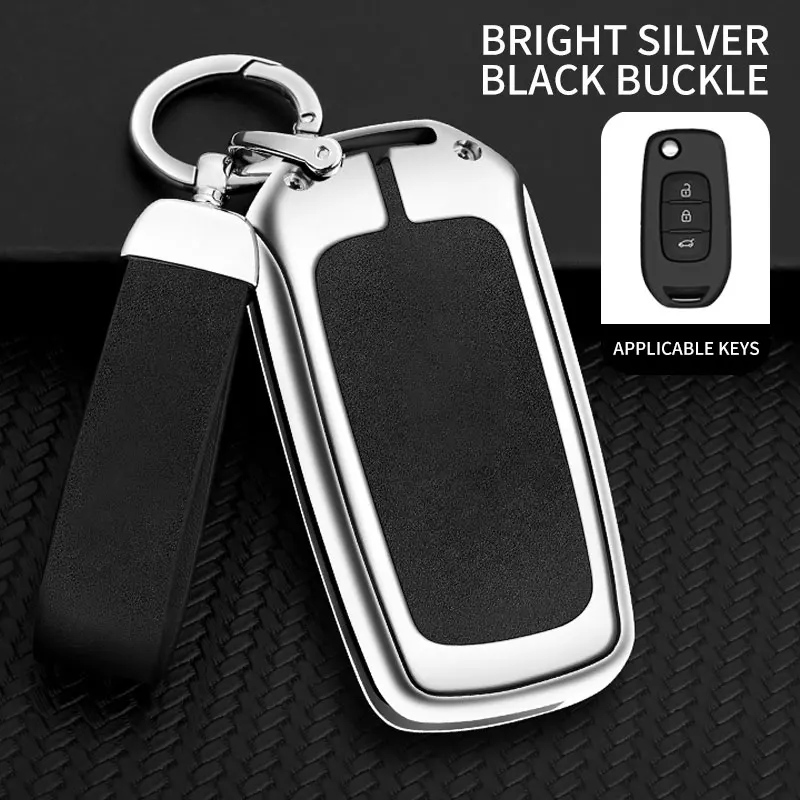 Key Case Car Key Cover for Renault Kwid 2023 Trafic Clio Kadjar Clio 5 Captur Arkana Sandero Stepway Logan Twingo