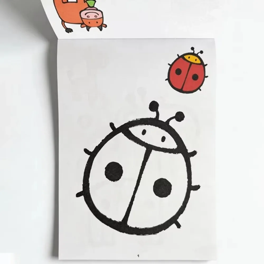 Stick Figures Coloring Book Unique Patterns 32 Pages Graffiti Coloring Book Color Patterns Drawing Book Art Training