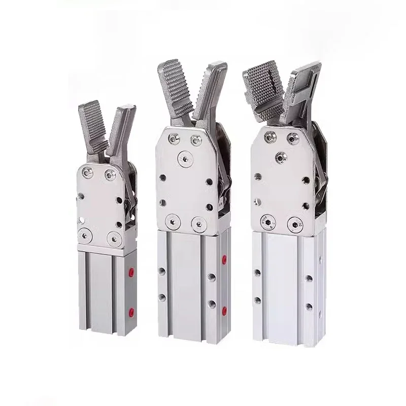 2015D 1615D Pneumatic Cylinder Gripper For Robotic Machines Single-acting Double-acting Manipulator End Clamps