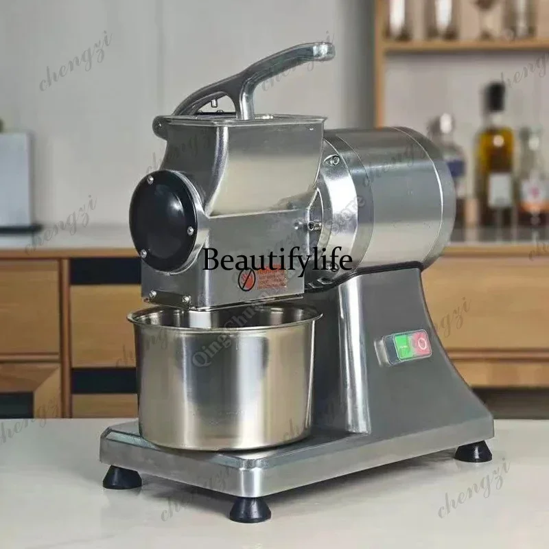 Crushing Shredding Machine Cheese Bread Crumbs Brown Sugar Butter Powder Electric GrinderDD182
