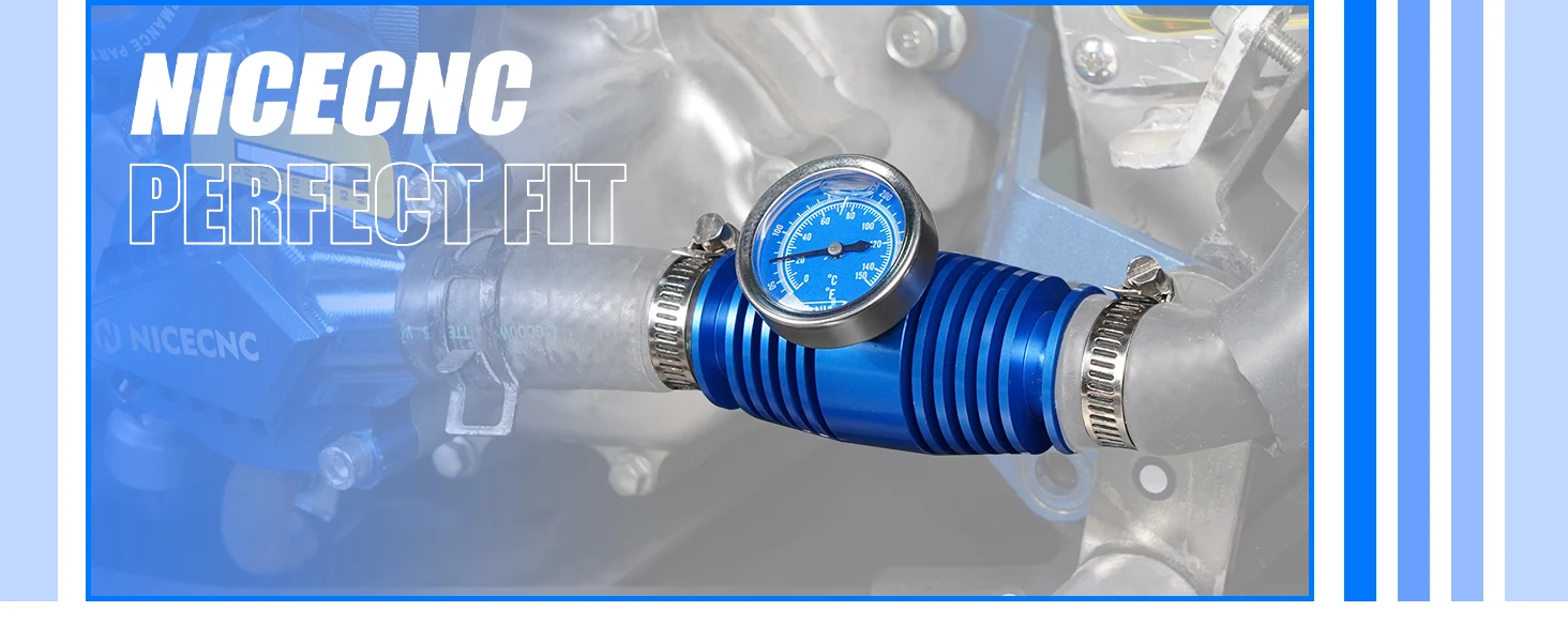 NICECNC Für Yamaha Raptor 700R 2009-2026 ATV Kühler-Wassertemperaturanzeige Kühler-Kühlmittel Für Yamaha Banshee 350 Honda – Detail 4