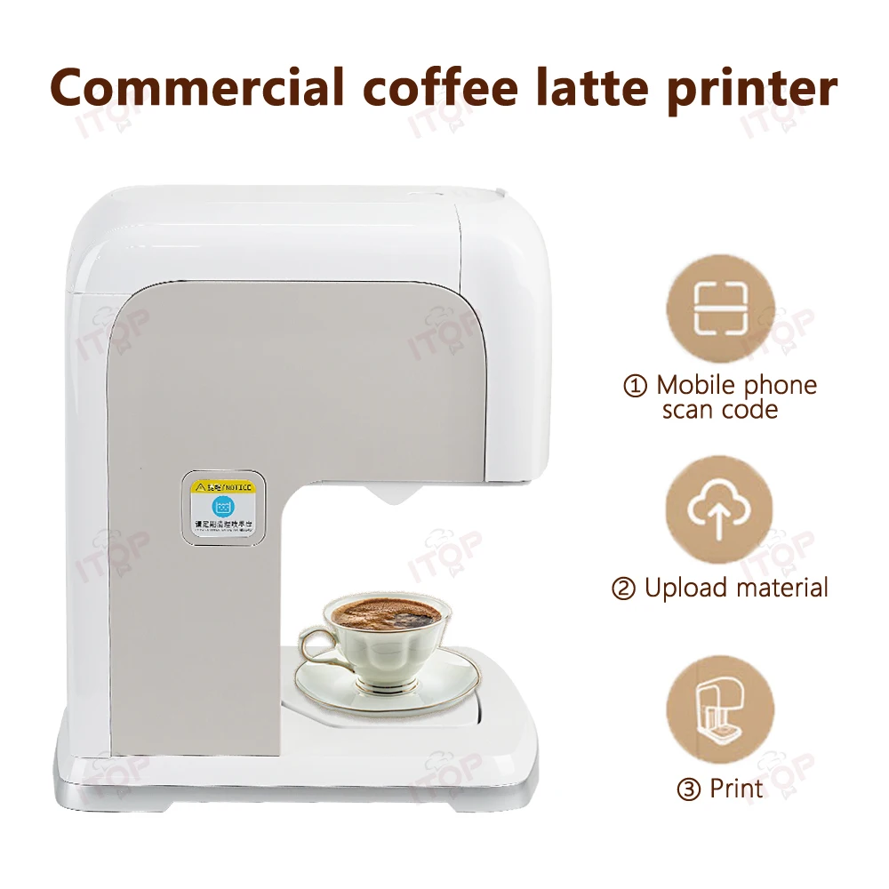 STLF JW 식품 등급 커피 라떼 아트 프린터 셀피 커피 프린터 기계