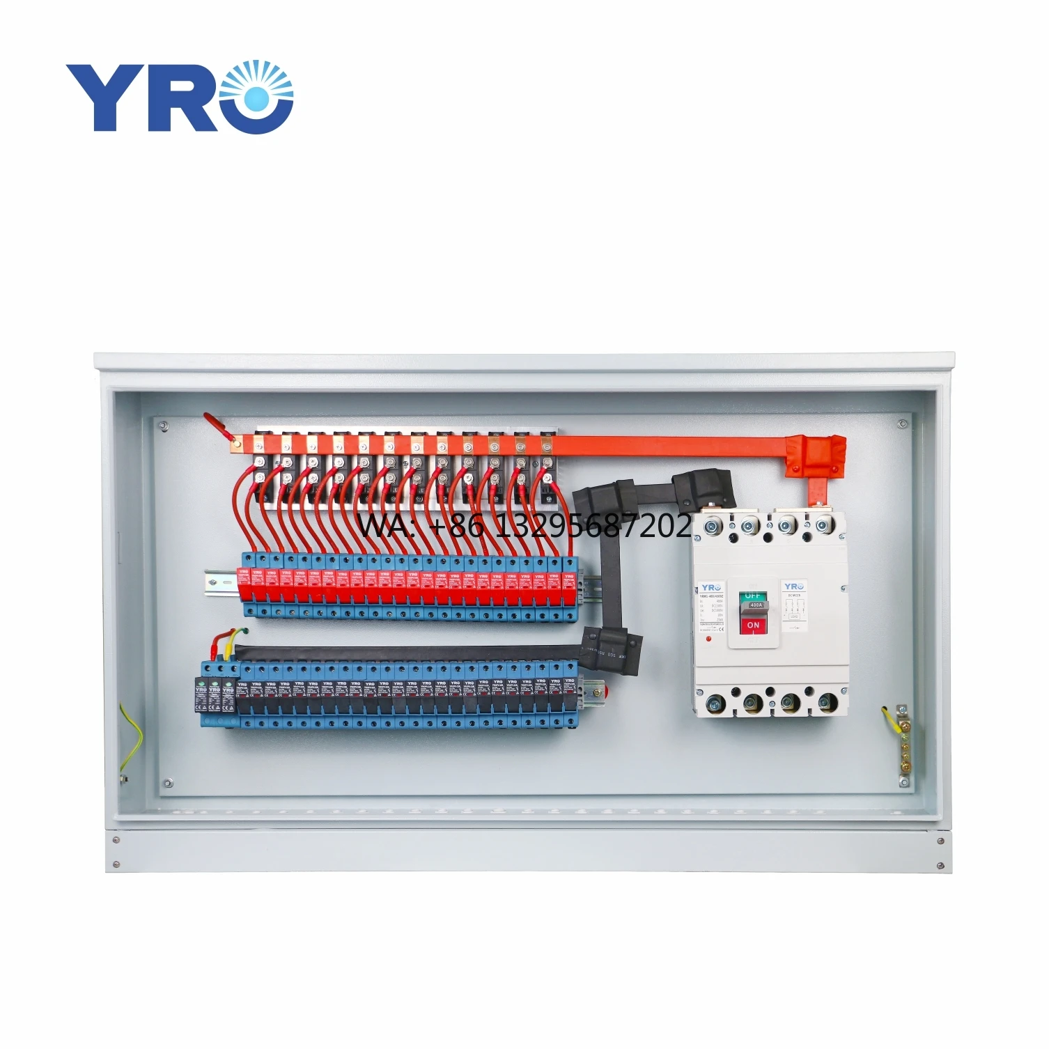 

Ip65 Steel Enclosure PV Combiner Box 24 String for Solar Panel Solar Dc Combiner Box
