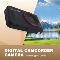 Digital Camera 16x Digtal Zoom Auto Focus 2.5K HD 72MP Black