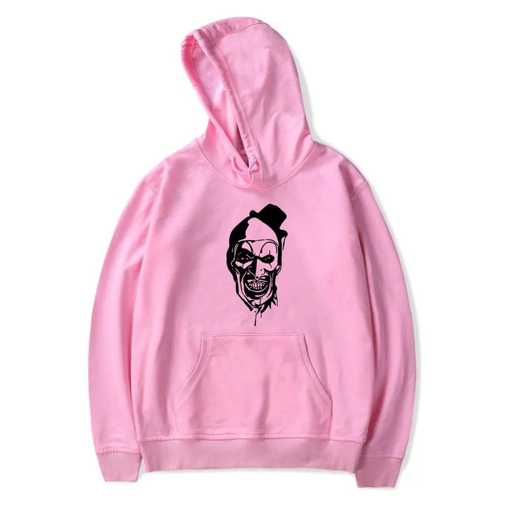 المرعب الفن المهرج هوديس ميرش النساء الرجال أزياء عارضة طويلة الأكمام بلوزات البلوز ملابس خارجية