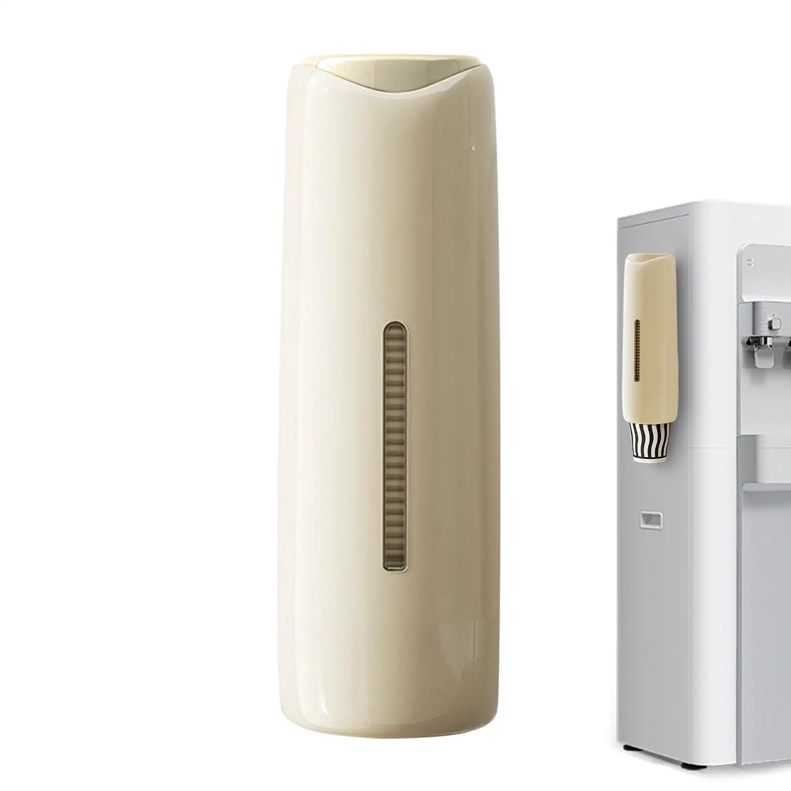 

Держатель диспенсера для чашек, органайзер тягового типа, держатель для бумажных стаканчиков, большой емкости, настенный диспенсер для чайных чашек для квартиры