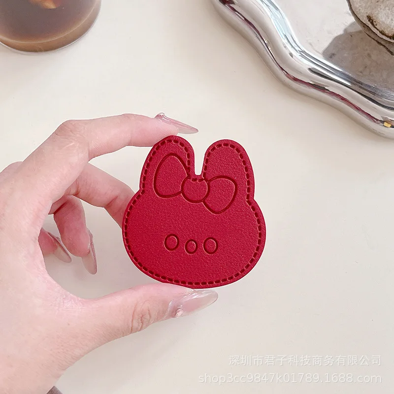 الكورية لطيف الكرتون بو الجلود الدب ربطة حامل قبضة توك حامل الهاتف المحمول حامل دعم للهاتف المحمول