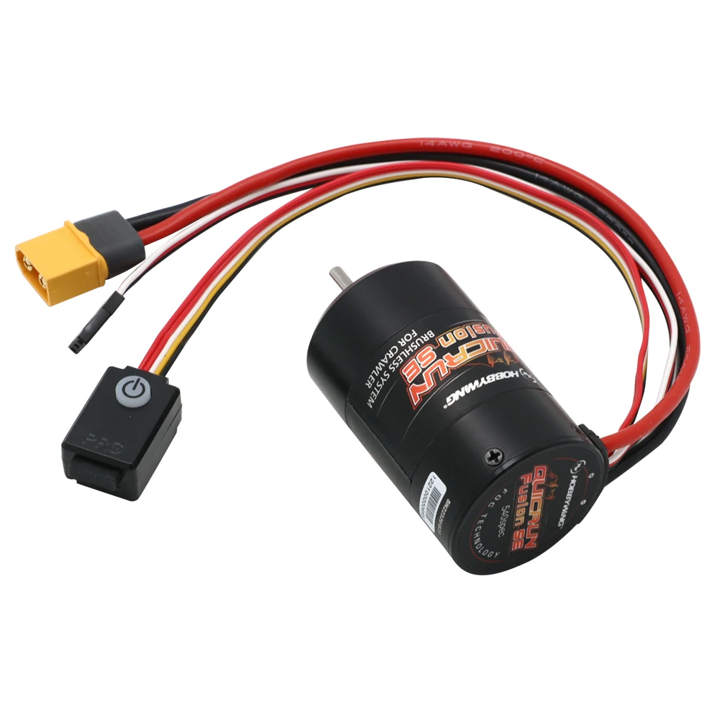 Hobbywing QuicRun Fusion SE 1200KV / 1800KV Sensored Brushless Motor Built In 40A ESC 2 in 1 Waterproof For 1/10 1/8 RC Car part