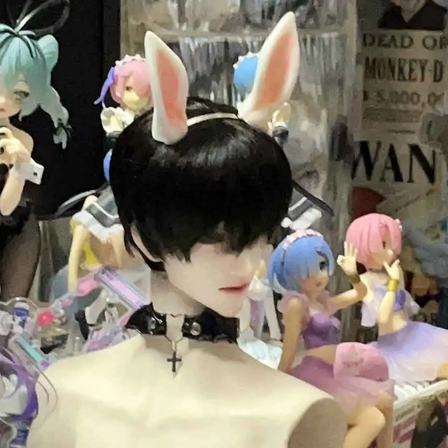 Ye Laurie BJD Doll Headgear for 1/3 1/4 1/6 size Cute Doll Rabbit Ears Headgear Simulation Headgear BJD Doll Accessories