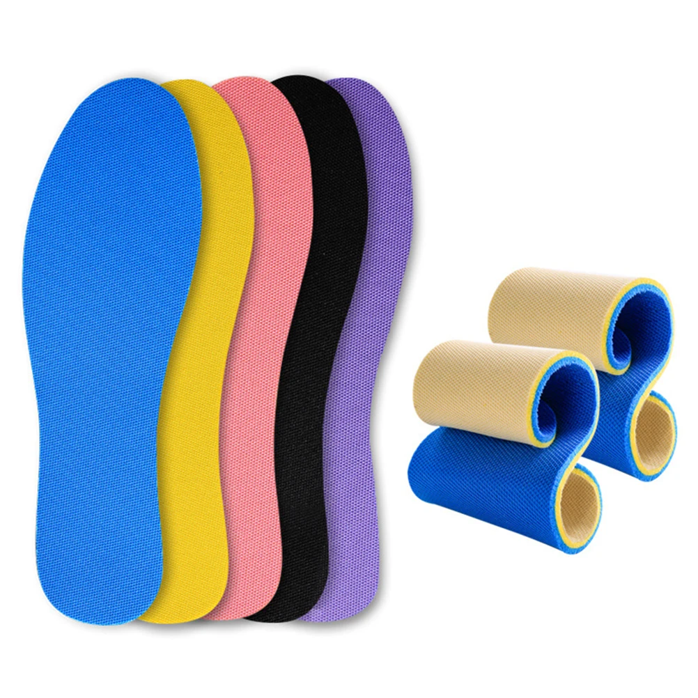

Breathable Anti Odor Insoles Mesh Cotton Sweat Absorbent Shock Proof Sports Daily Male Durable Soft Comfort Long Wear Both Sides