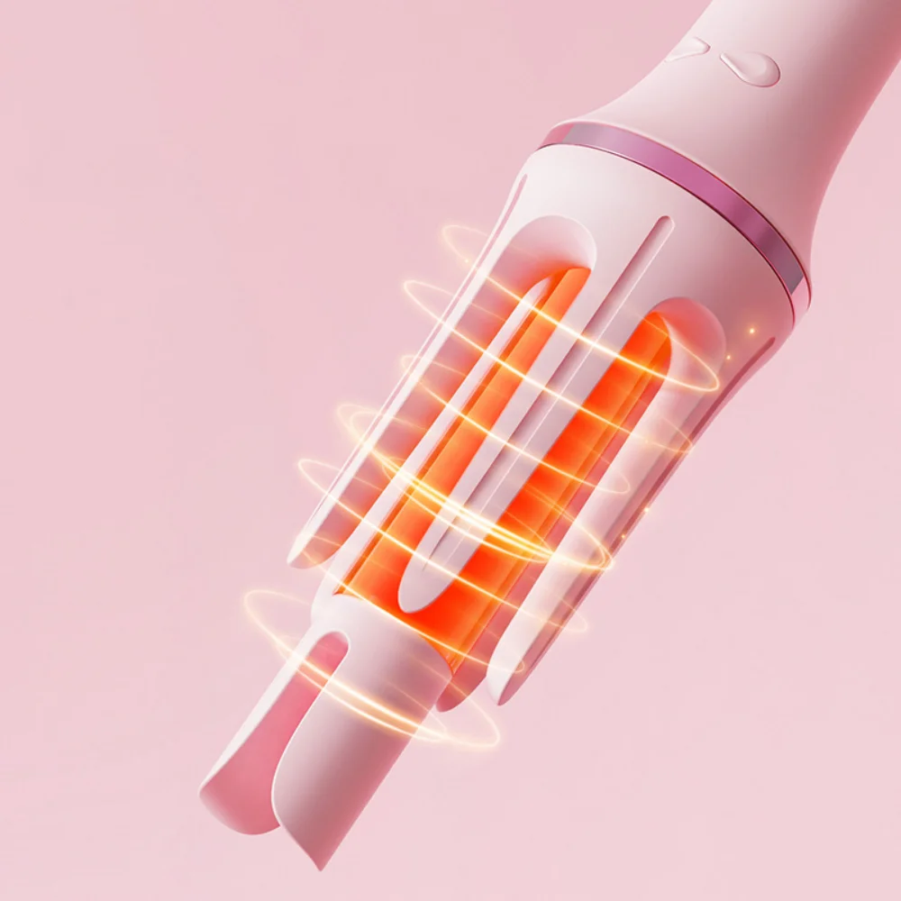 BOLEBIO أداة تجعيد الشعر الأوتوماتيكية 28 مم أداة تجعيد الخدمة الذاتية الأوتوماتيكية بالكامل قضيب حديد بكرة الشعر موجة بكرة الشعر/مستقامة موجة بكرة الشعر