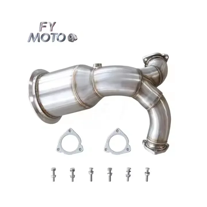Exhaust Catted Downpipe for B9 S4 S5 3.0T (EA839) 2018+