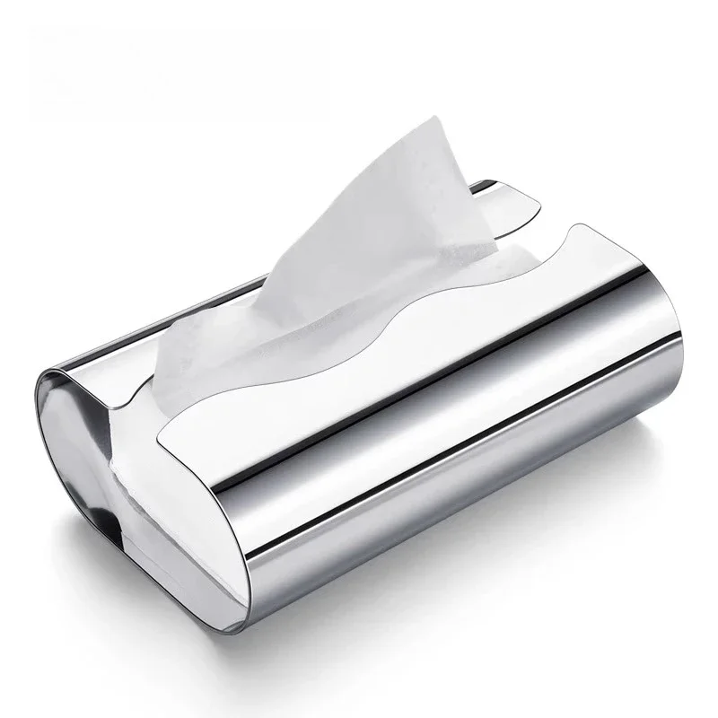 

Tissue Box Stainless Steel Pumping Carton Creative Living Room Home Decoration Simple High-end Ornament